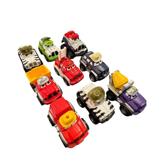 Tonka Monster Truck Collection 9 vehicles - Red, Yellow, Purple - Picture 7 of 7